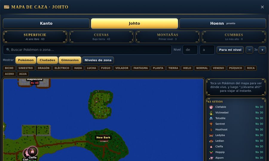 Hunting map